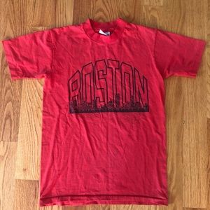 XS vintage Boston Massachusetts tshirt